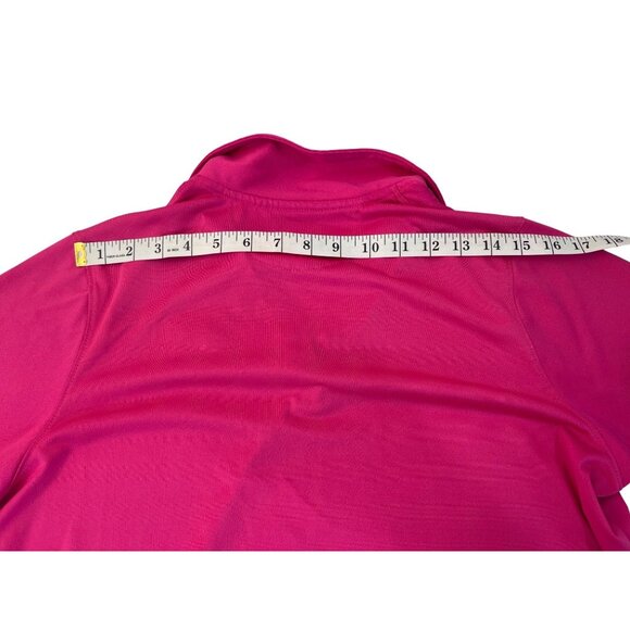 Bermuda Sands Pink Large Short Sleeve LOGO Golf Shirt 31a - Picture 6 of 9